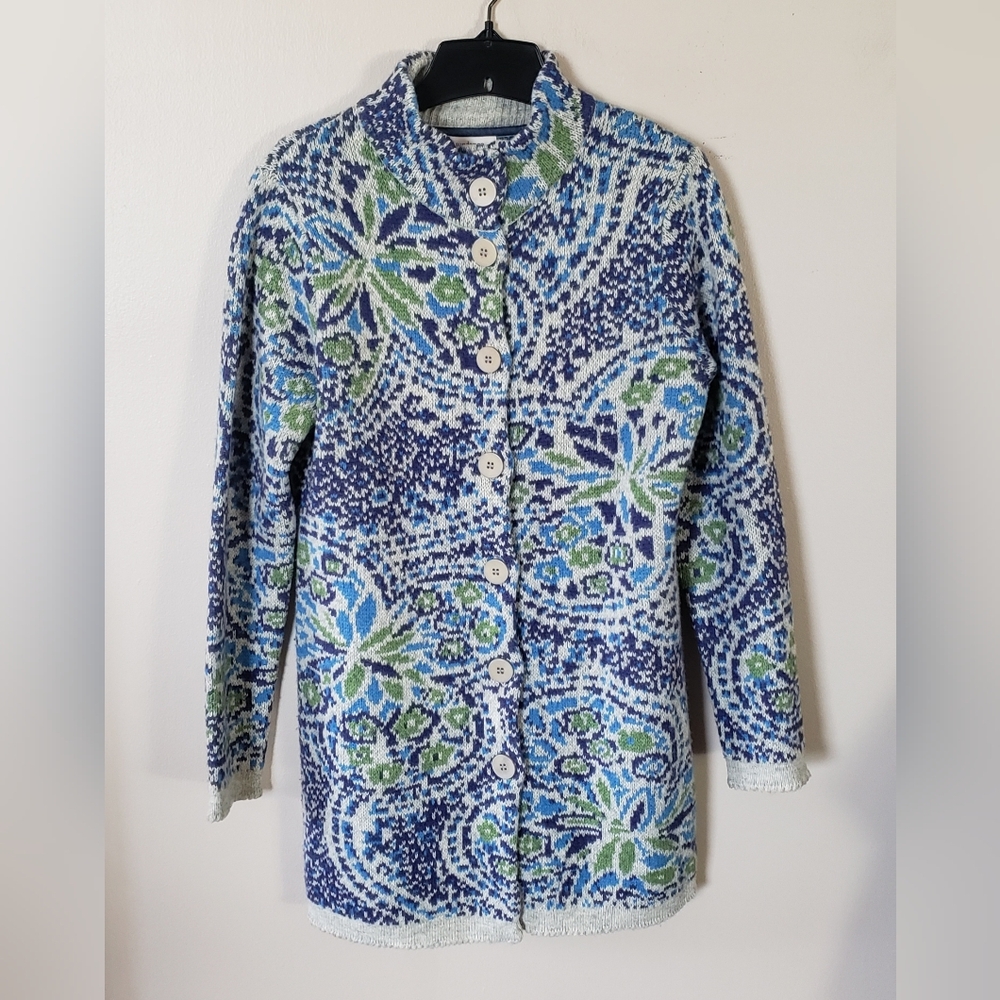 Sundance Women's Long Sweater in Lambswool Cotton Blend Size XS